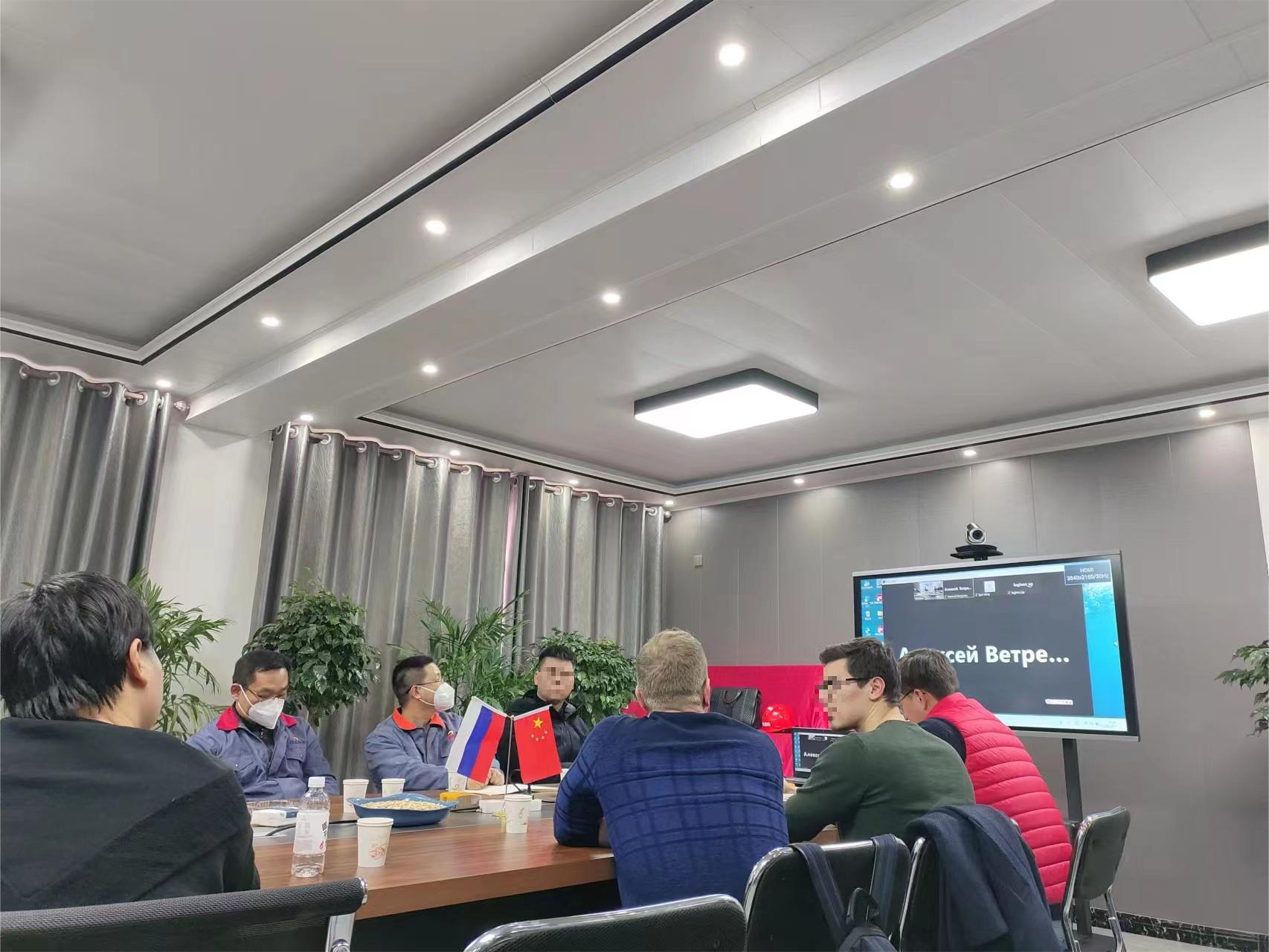 国外客户来访我公司